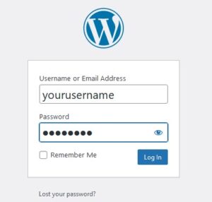 Access to wordpress