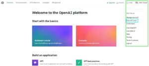 create chat gpt API